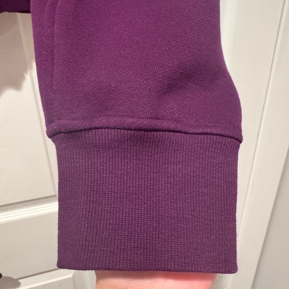 Auth. ✅ Lululemon Oversized Full Zip Scuba in “Dark Magenta” Size XL/XXL 💜 - Picture 6 of 10